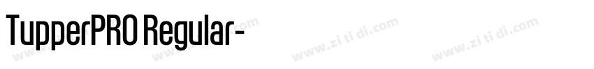 TupperPRO Regular字体转换 TupperPRO Regular字体转换